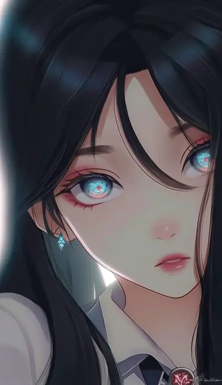 Gambar close-up karakter Anime 5