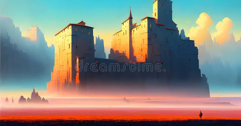 Keindahan Dunia Fantasi dalam Anime Pemandangan alam fantasi anime