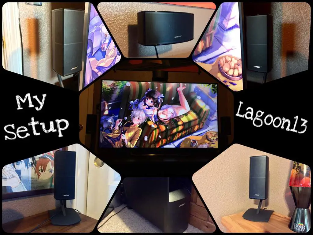 Suasana nyaman untuk menonton anime Gambar setup menonton anime yang nyaman