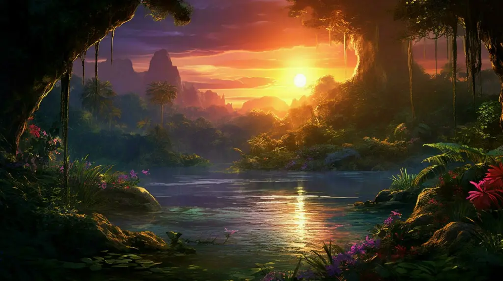 Anime Fantasy Musim Gugur 2018 Pemandangan fantasi anime yang indah