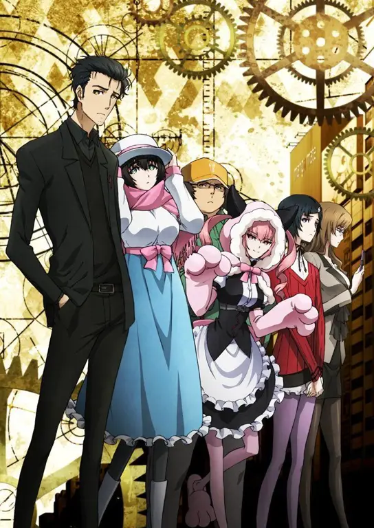 Karakter Utama Steins;Gate Gambar karakter utama Steins;Gate