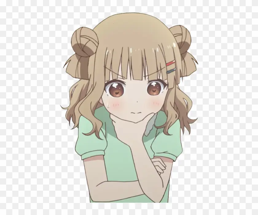 Berpikir Keras untuk Memecahkan Misteri Gambar karakter anime yang terlihat berpikir keras.