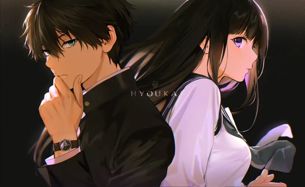 Poster Anime Hyouka Gambar anime Hyouka