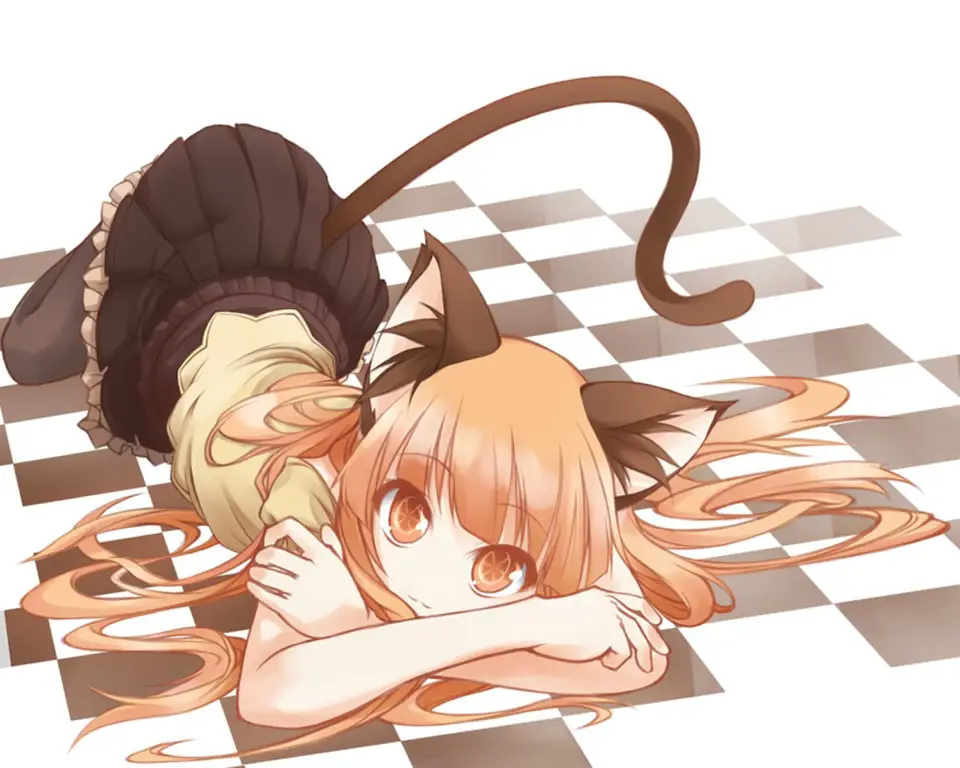 Wallpaper Neko Girl Menarik Wallpaper anime neko girl