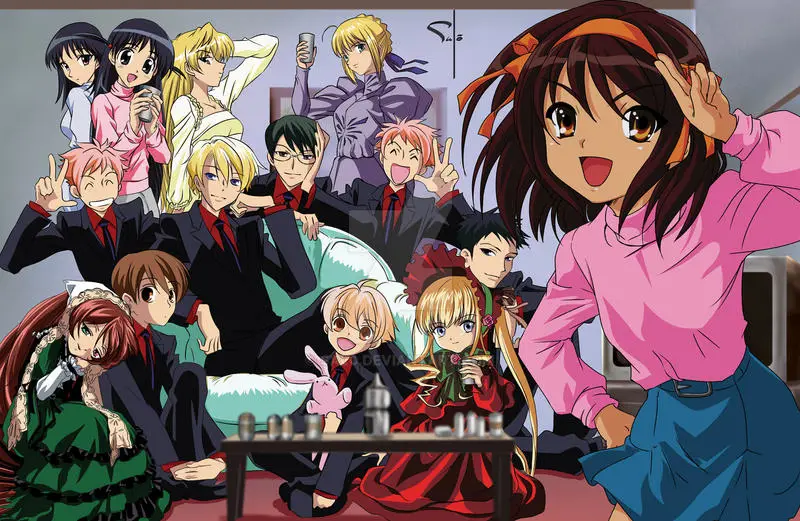 Menikmati anime bersama teman Nonton bareng anime