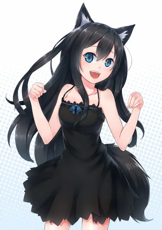 Neko Girl Anime dengan Kekuatan Unik Gambar neko girl anime dengan kekuatan unik