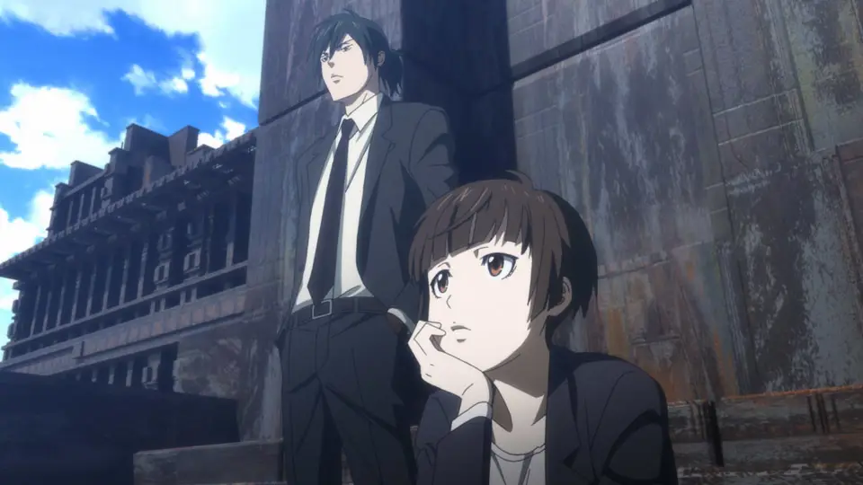 Adegan Psycho-Pass Gambar adegan menegangkan dari anime Psycho-Pass