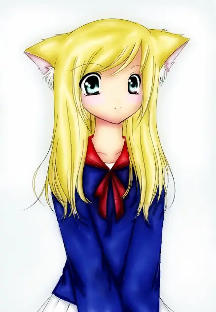 Neko Girl yang Kuat Gambar neko girl yang kuat dan tangguh