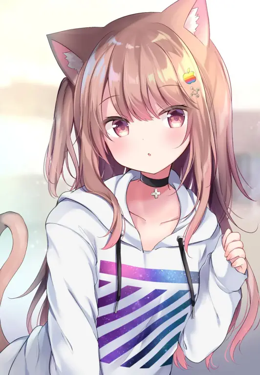 Gambar neko girl imut dari Anime A