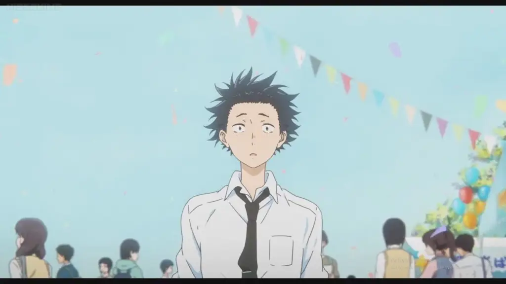 Emosi yang tertuang dalam A Silent Voice. Adegan mengharukan dari anime A Silent Voice.