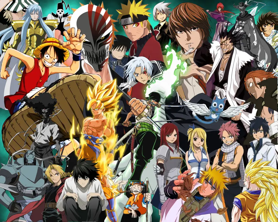 Beragam Karakter Anime Menarik Gambar beragam karakter anime