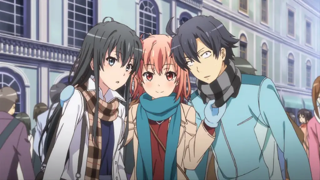 Adegan kehidupan sekolah yang ceria dan romantis Kehidupan sekolah di anime
