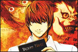 Death Note: Anime thriller misteri yang menegangkan Poster anime Death Note