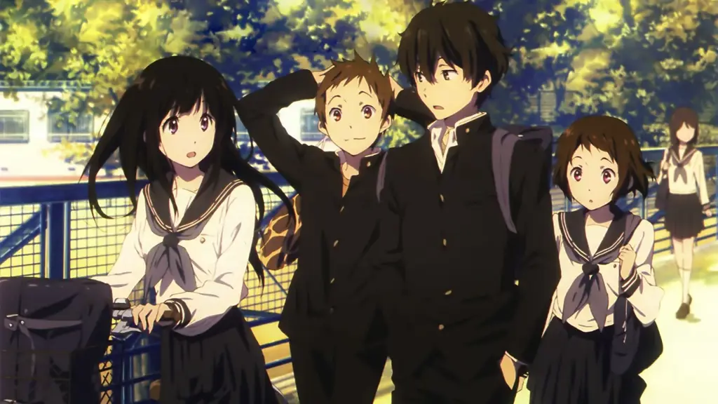Anime misteri penuh teka-teki Poster anime misteri