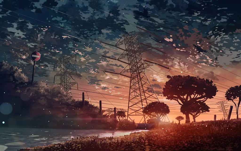 Beragam Genre Anime Oktober 2018 Pemandangan anime yang indah