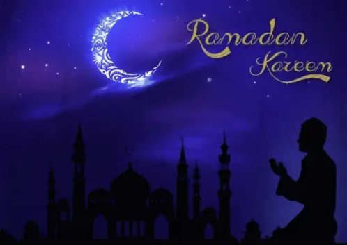 Selamat Menikmati Anime dan Puasa! Gambar animasi ucapan selamat Ramadhan
