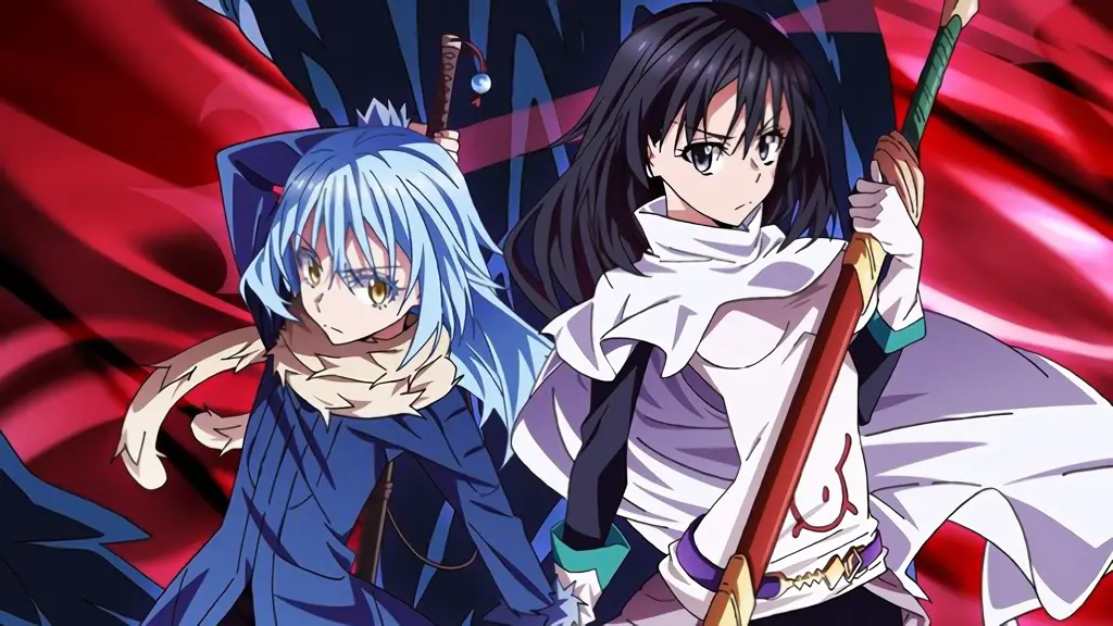 Rimuru Tempest, tokoh utama dalam anime Tensei Shitara Slime Datta Ken Visual anime Tensei Shitara Slime Datta Ken menampilkan Rimuru