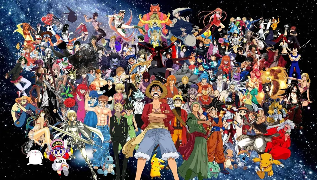 Koleksi Karakter Anime Oktober 2018 Berbagai karakter anime dari berbagai seri