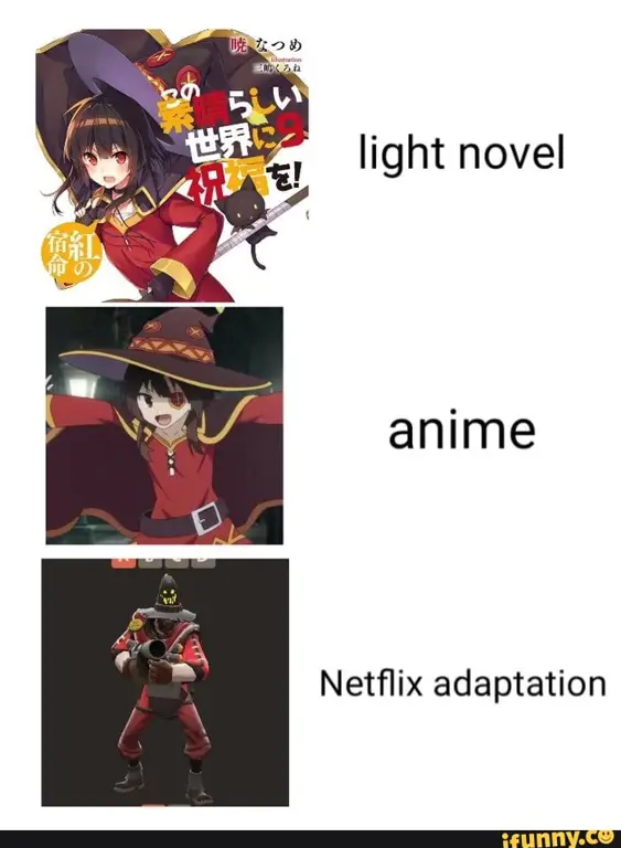 Menikmati Novel dan Anime Gambar seseorang sedang membaca novel ringan dan menonton adaptasi anime-nya