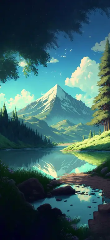 Keindahan Visual dalam Anime Pemandangan Anime